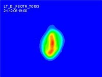 First operational test of the Booster accelerator of ALBA